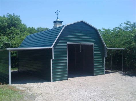 gambrel steel barns